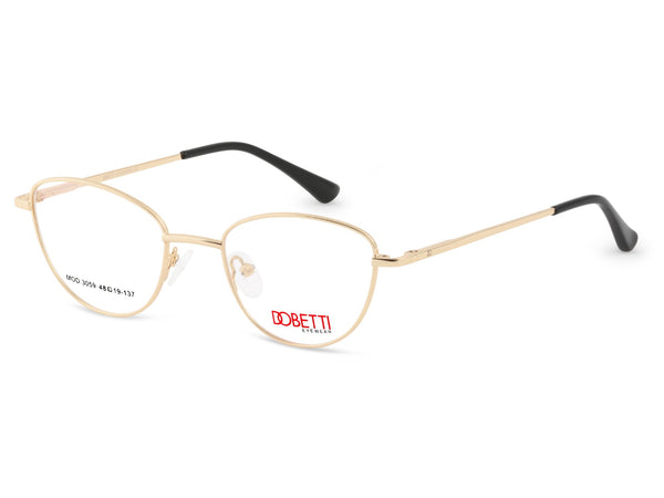 DOBETTI 3059 Oval Soft Geometric Full Rim Frames – Women