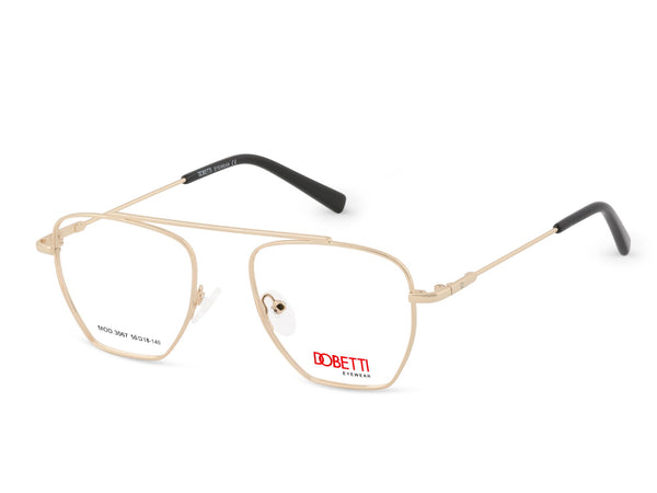 DOBETTI DB-3067 Geometric Aviator Full Rim Frames UNISEX