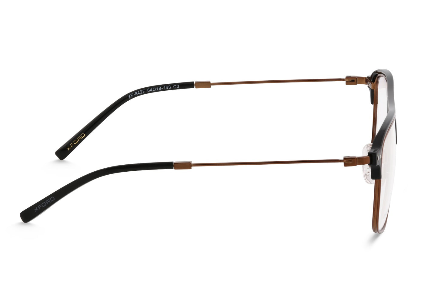 BROWN WITH BLACK