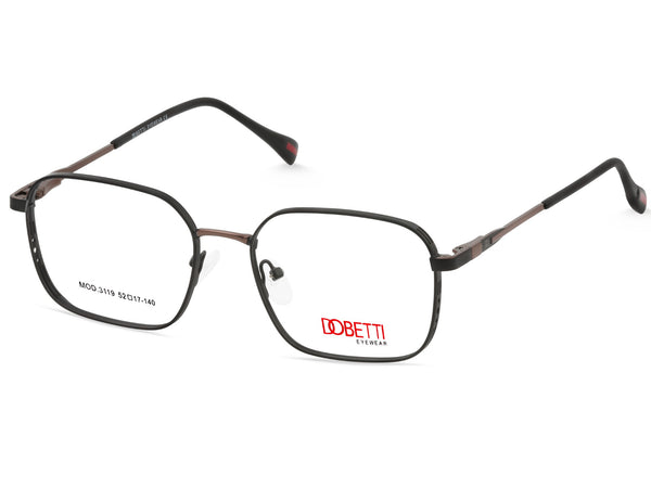 DOBETTI 3119 Geometric Full Rim Metal Frames – Unisex