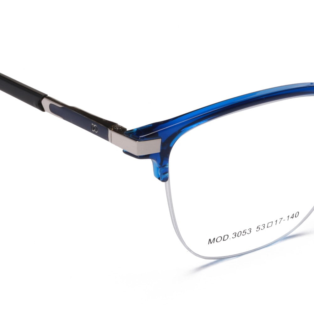 BLUE WITH SILVER