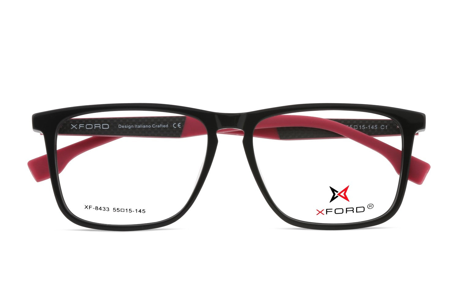 BLACK WITH RED