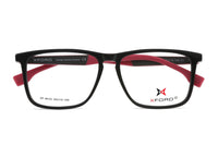 BLACK WITH RED