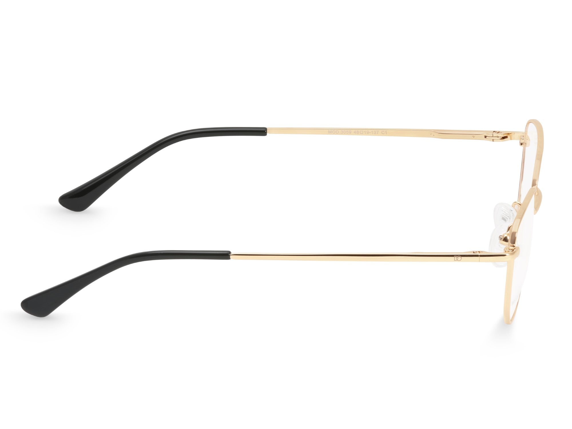 Shiny Gold with Black Tips