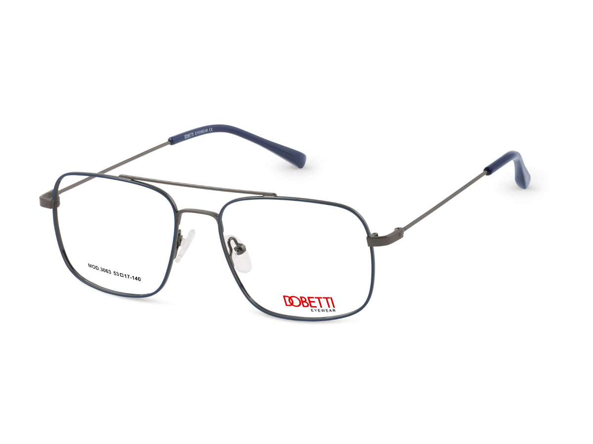 Gunmetal Grey & Navy Blue