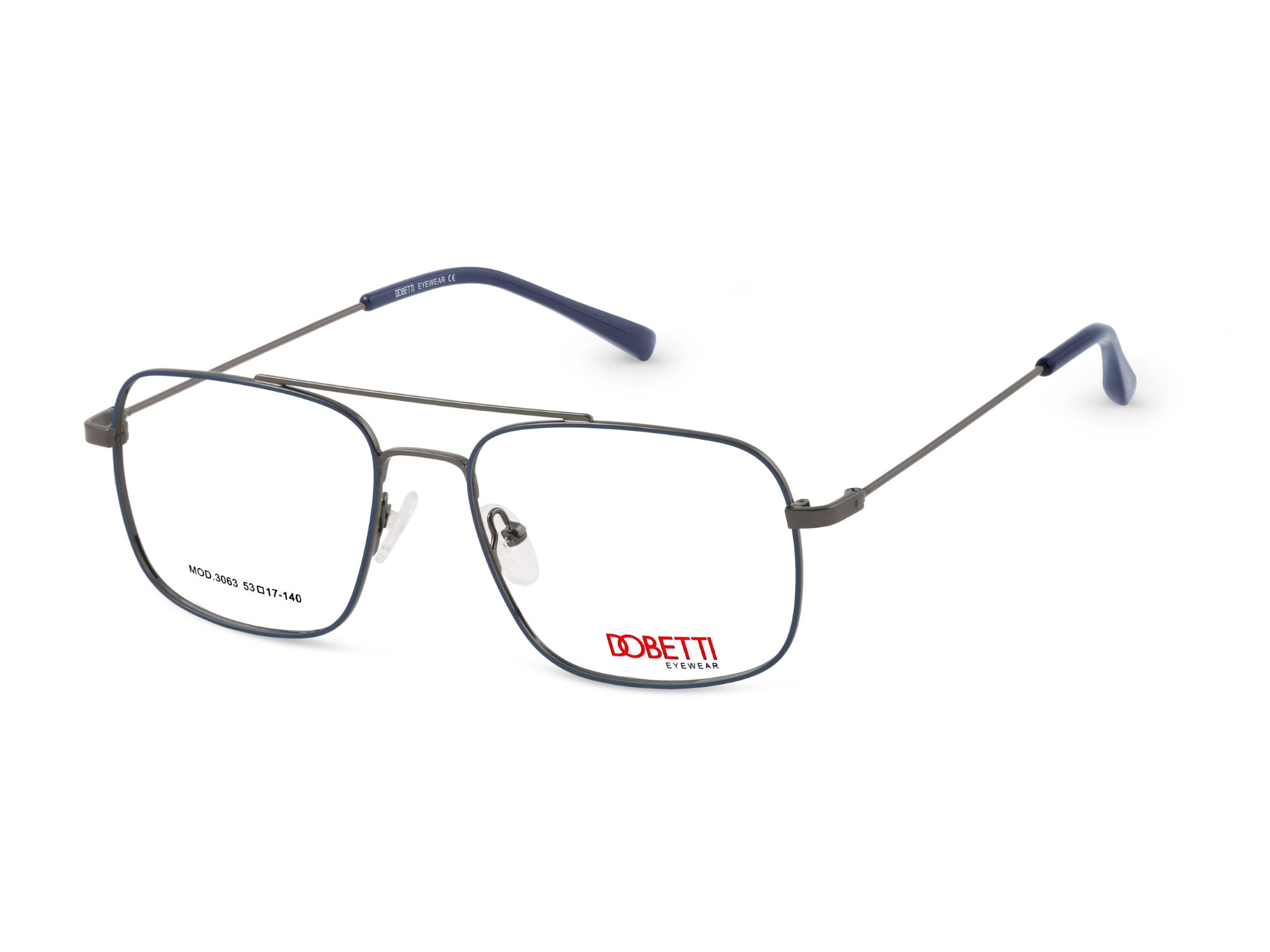Gunmetal Grey & Navy Blue