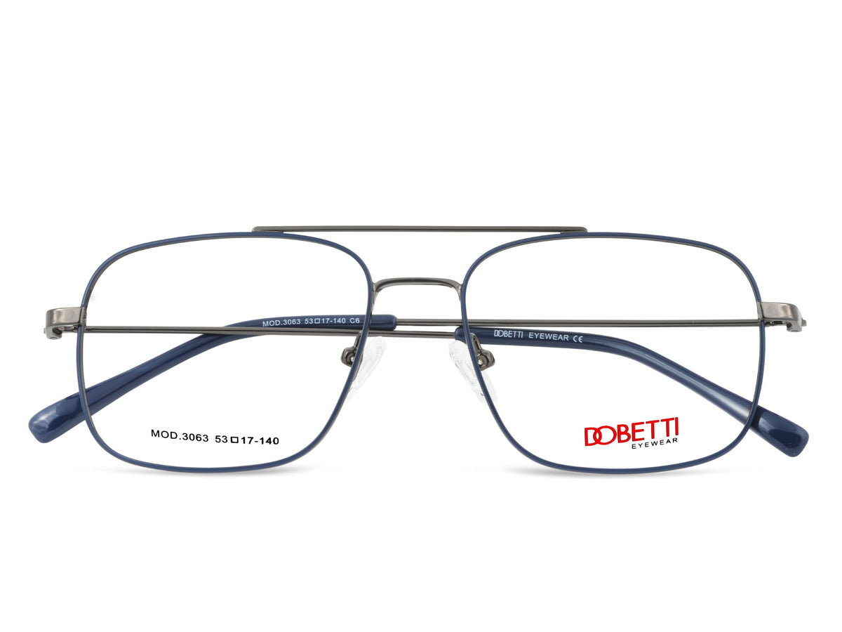 Gunmetal Grey & Navy Blue