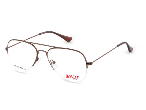 DOBETTI DB-3066 Aviator Half Rim Frames UNISEX