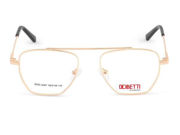 DOBETTI DB-3067 Geometric Aviator Full Rim Frames UNISEX