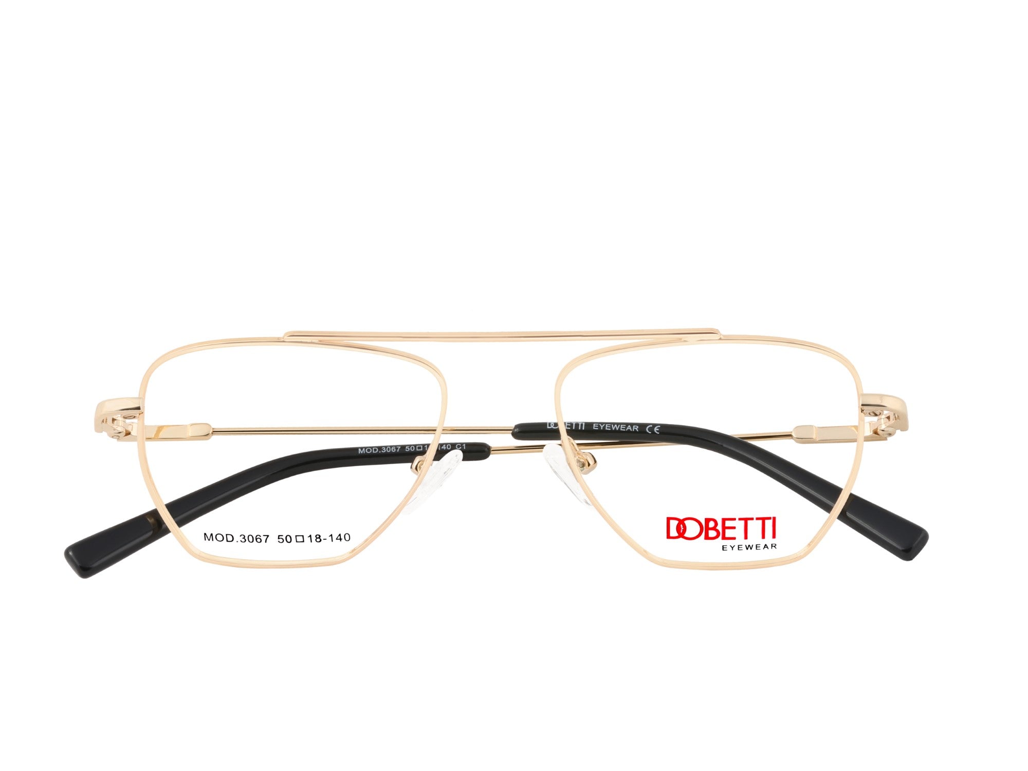 DOBETTI DB-3067 Geometric Aviator Full Rim Frames UNISEX