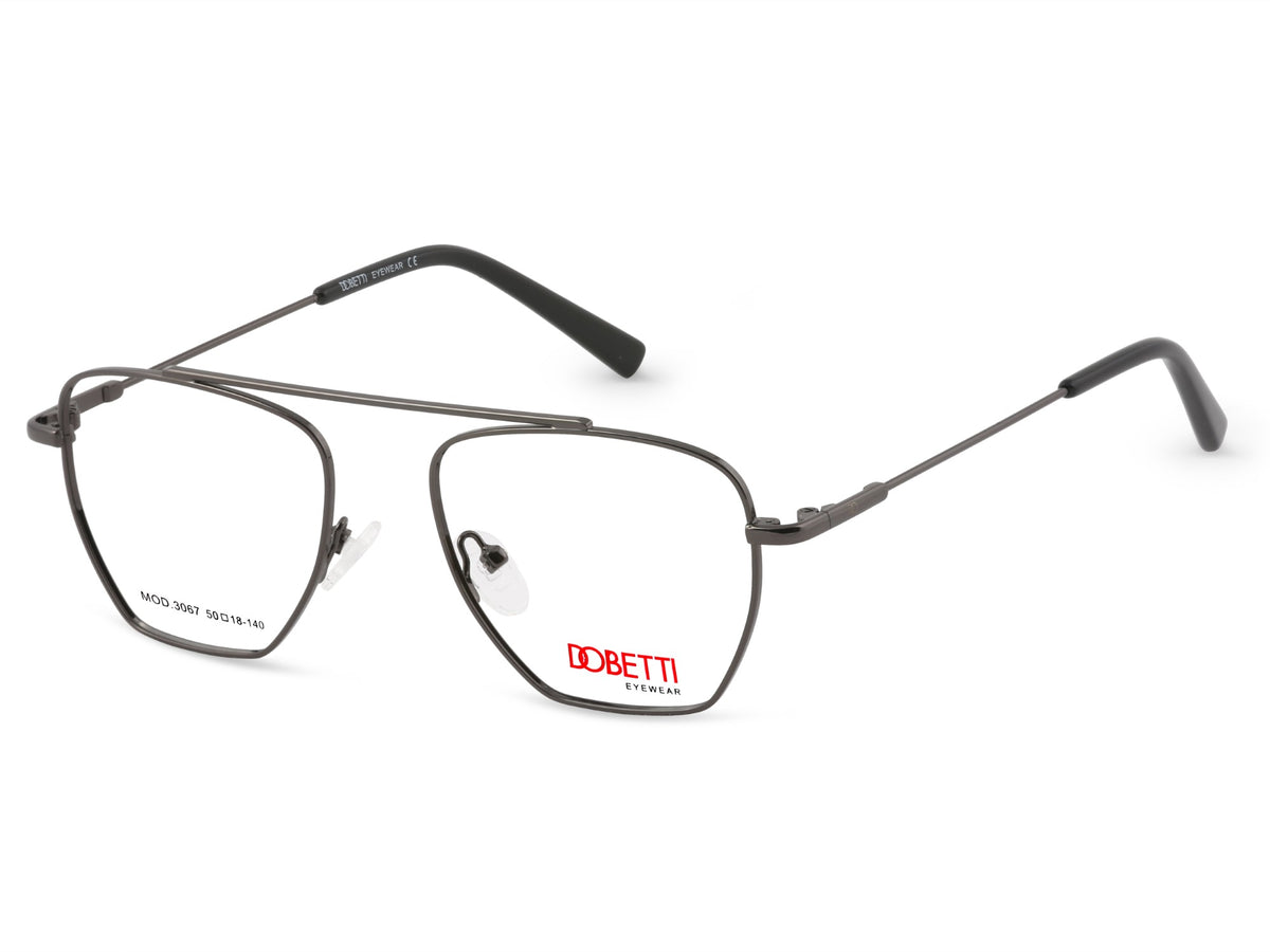 DOBETTI DB-3067 Geometric Aviator Full Rim Frames UNISEX