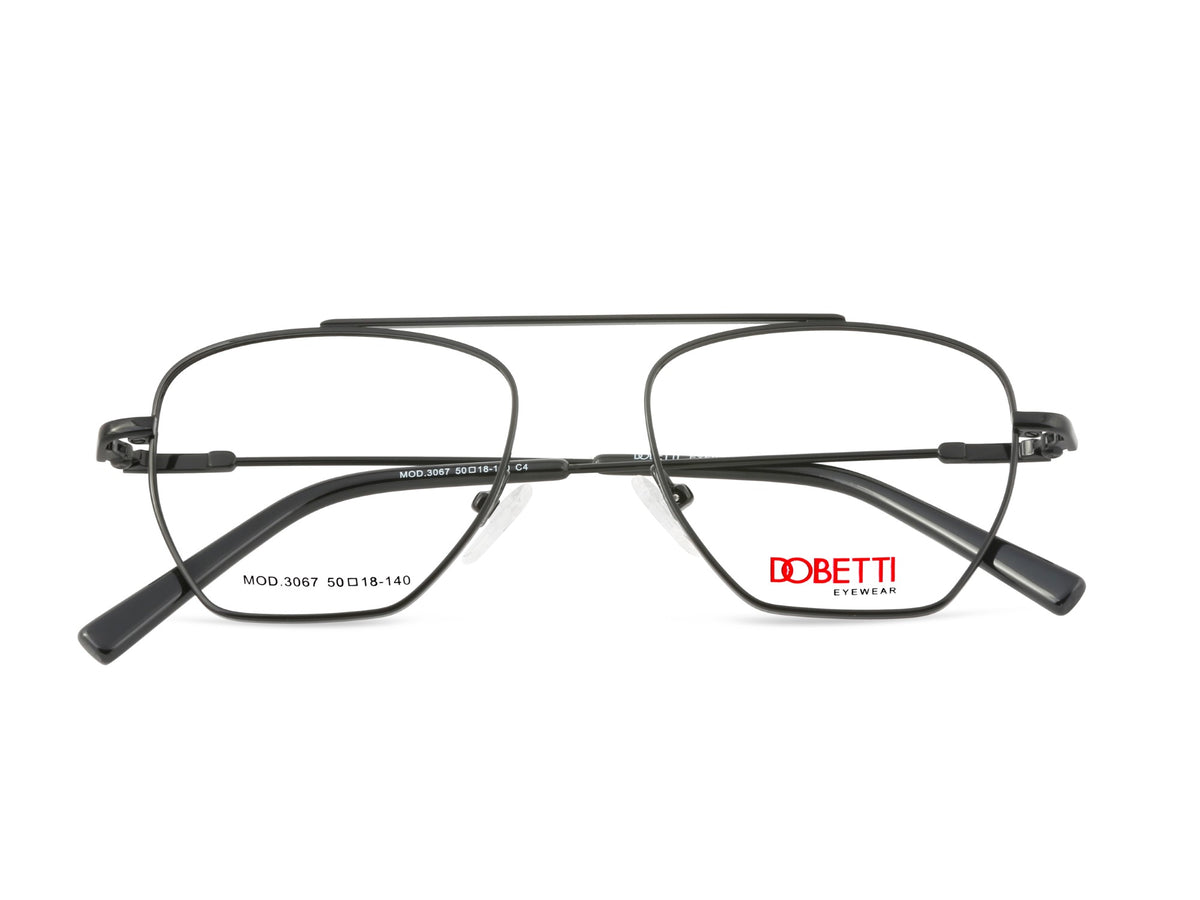 DOBETTI DB-3067 Geometric Aviator Full Rim Frames UNISEX