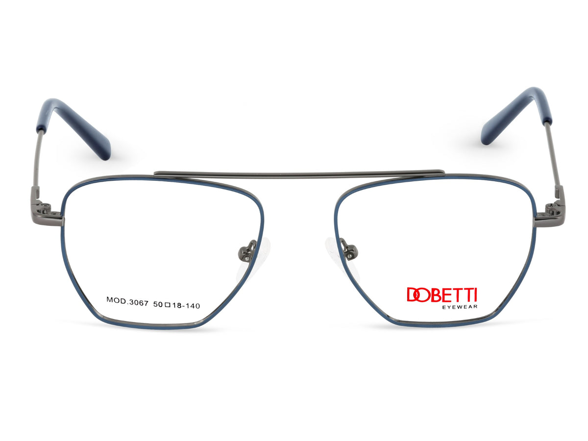 DOBETTI DB-3067 Geometric Aviator Full Rim Frames UNISEX