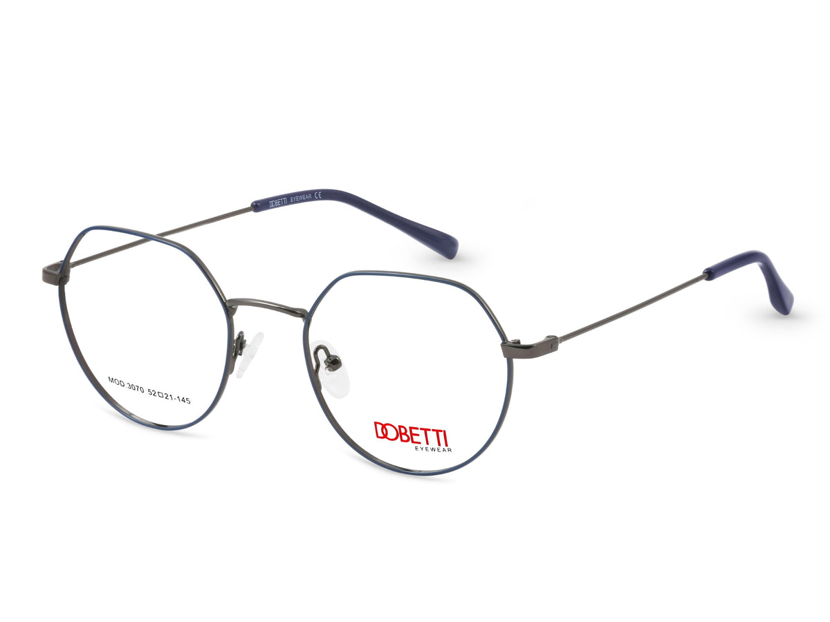 Gunmetal Grey & Navy Blue