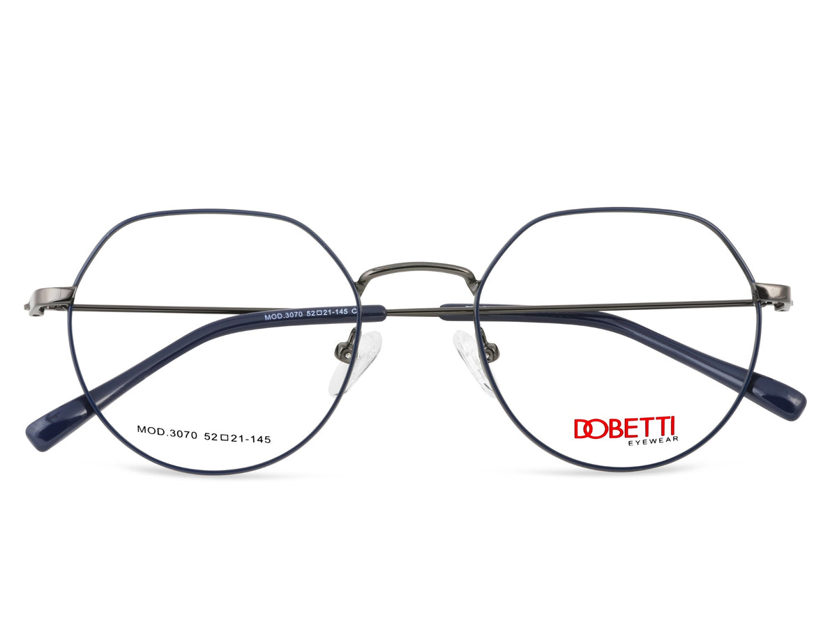 Gunmetal Grey & Navy Blue