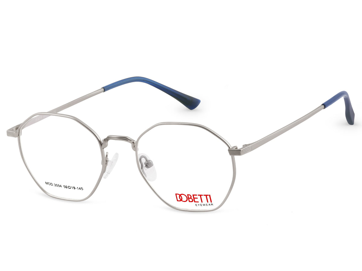 Silver & Blue Dual-Tone