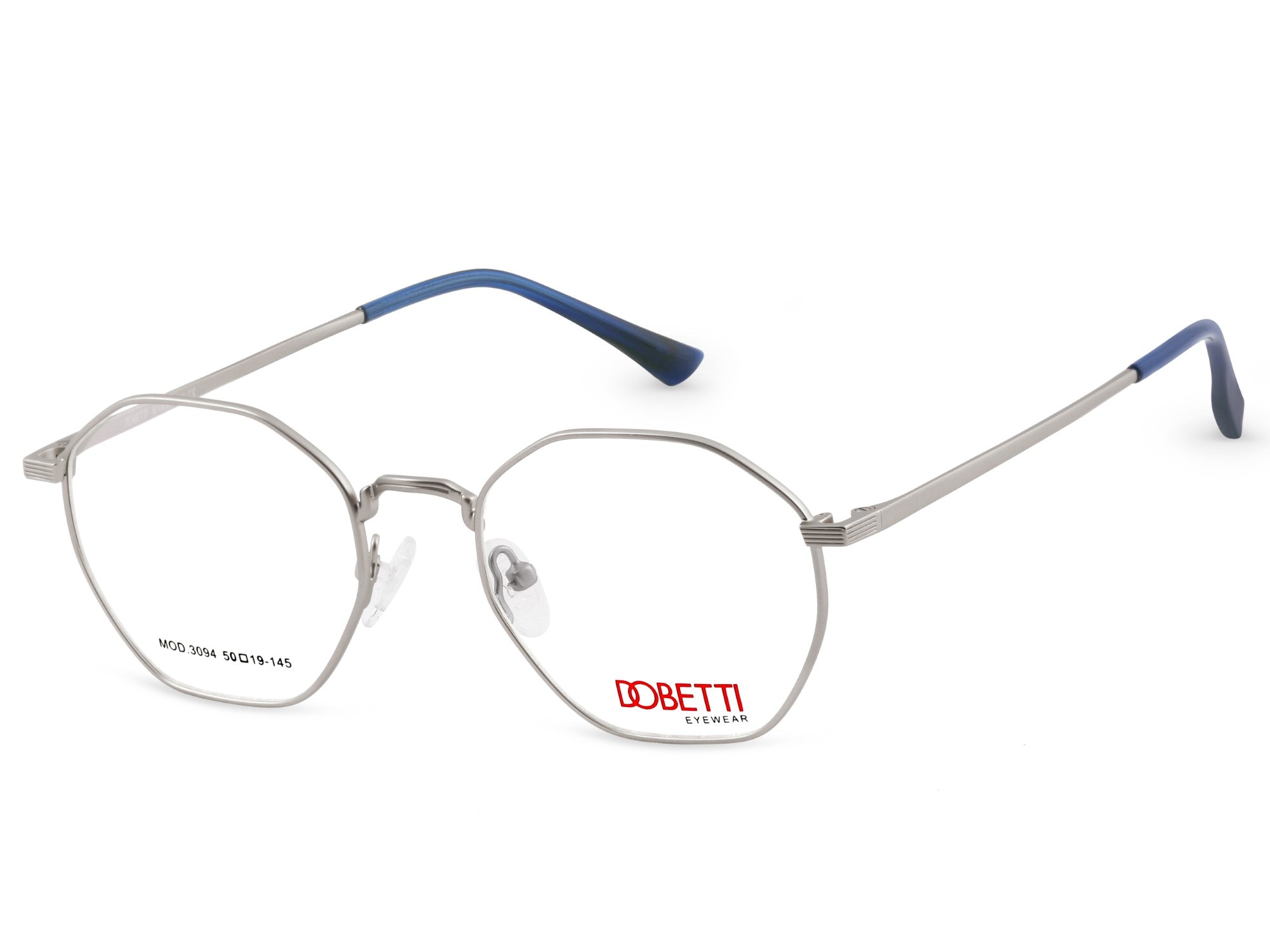 Silver & Blue Dual-Tone