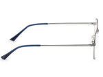 Silver & Blue Dual-Tone