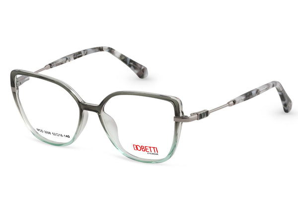 DOBETTI 3098 Geometric Cat-Eye Full Rim Acetate Frames – Women