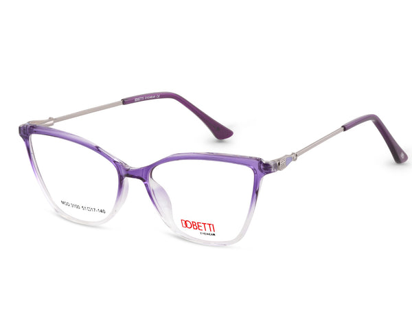 DOBETTI 3100 Cat-Eye Full Rim Acetate Frames – Women