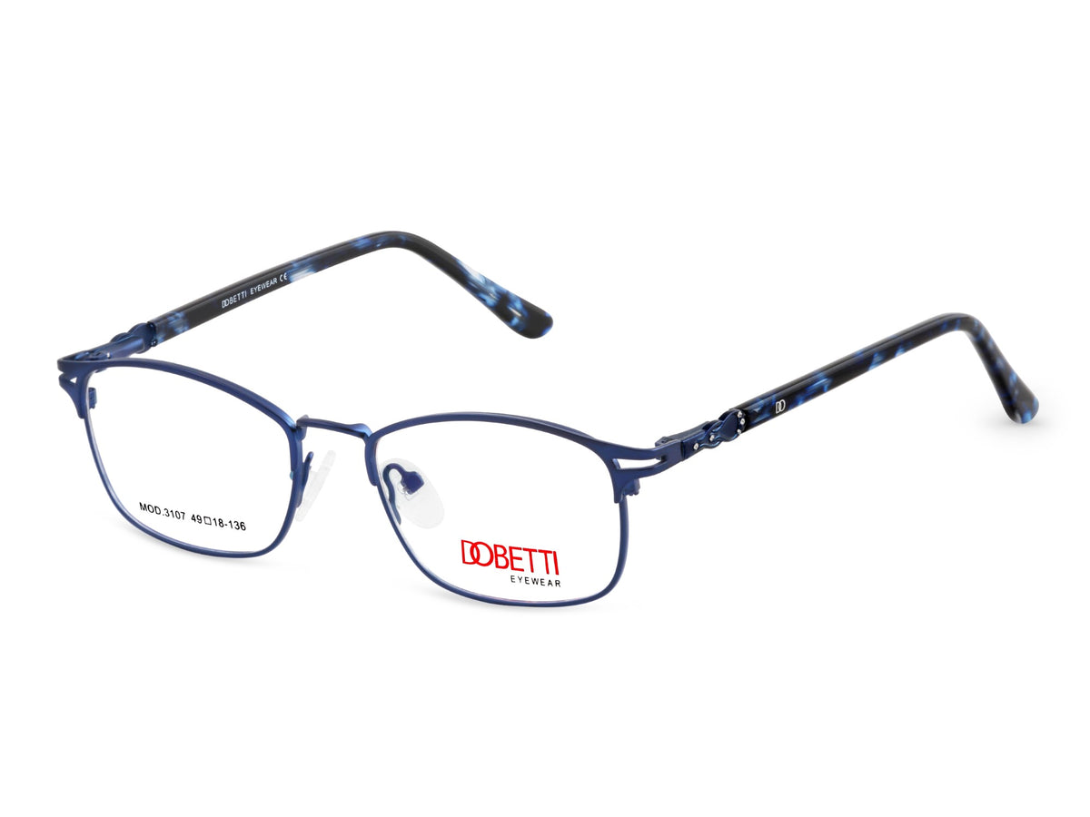 Matte Navy Blue & Blue Tortoise