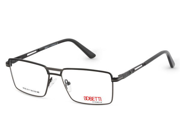DOBETTI 3117 Rectangle Full Rim Metal Frames – Men