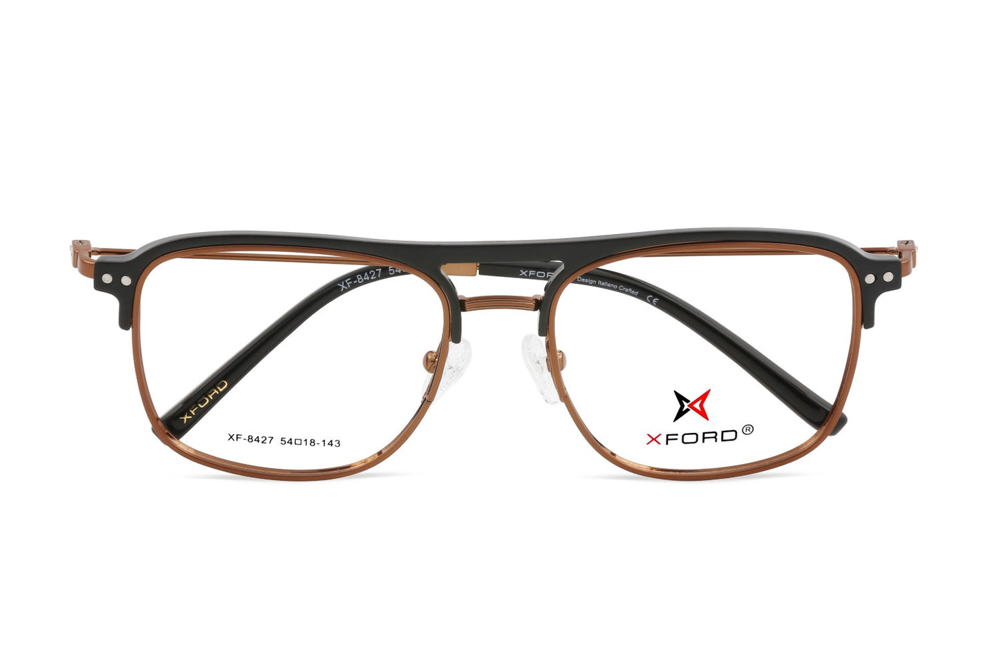BROWN WITH BLACK