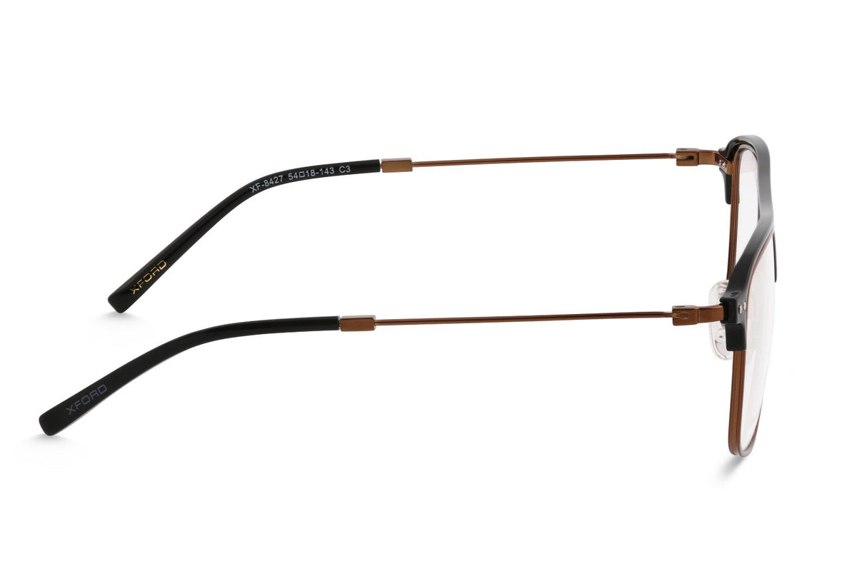 BROWN WITH BLACK