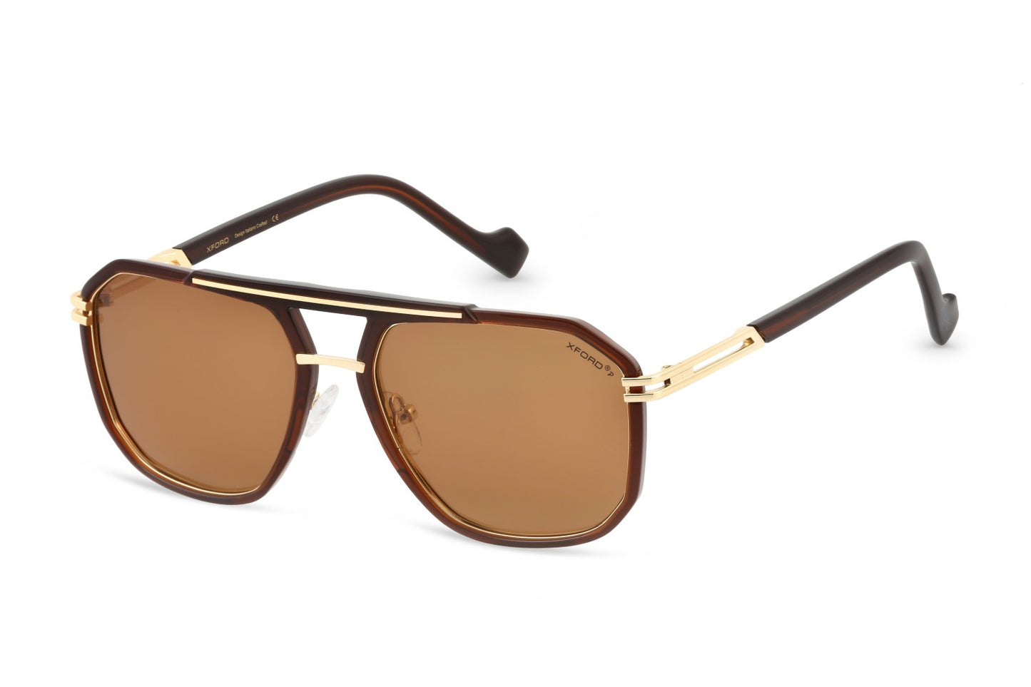 BROWN WITH GOLD