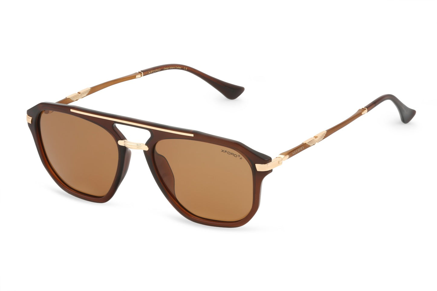 BROWN WITH GOLD
