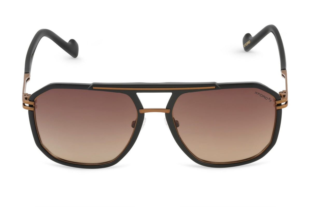 BLACK WITH BROWN