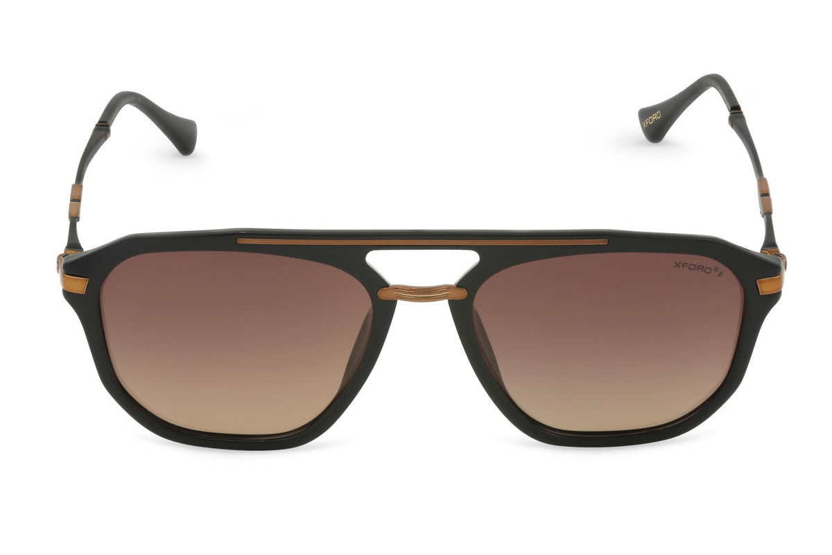 BLACK WITH BROWN