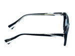 Matte Black with Crystal Clear Temples