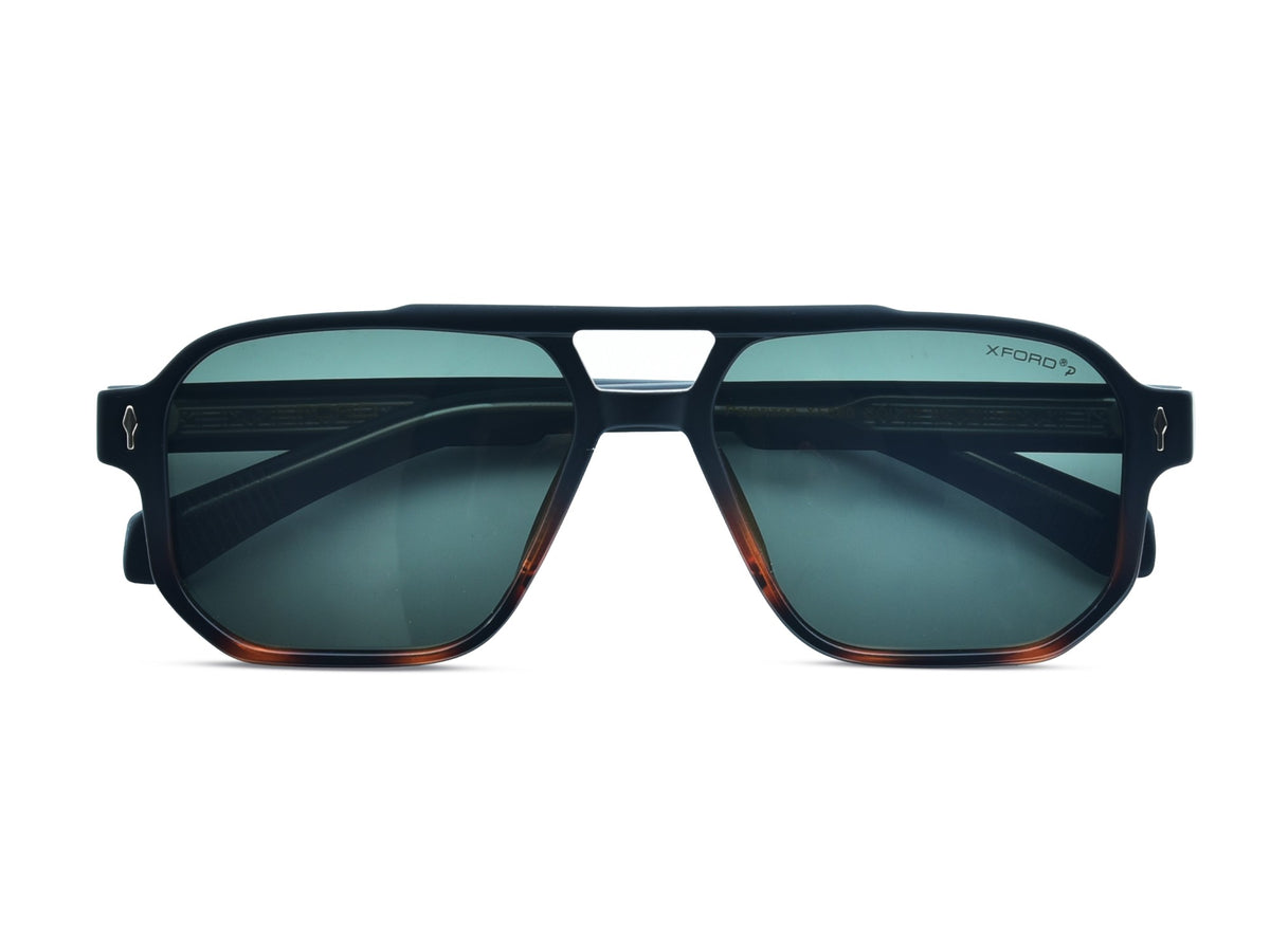 Matte Black with Gradient Tortoiseshell Bottom	