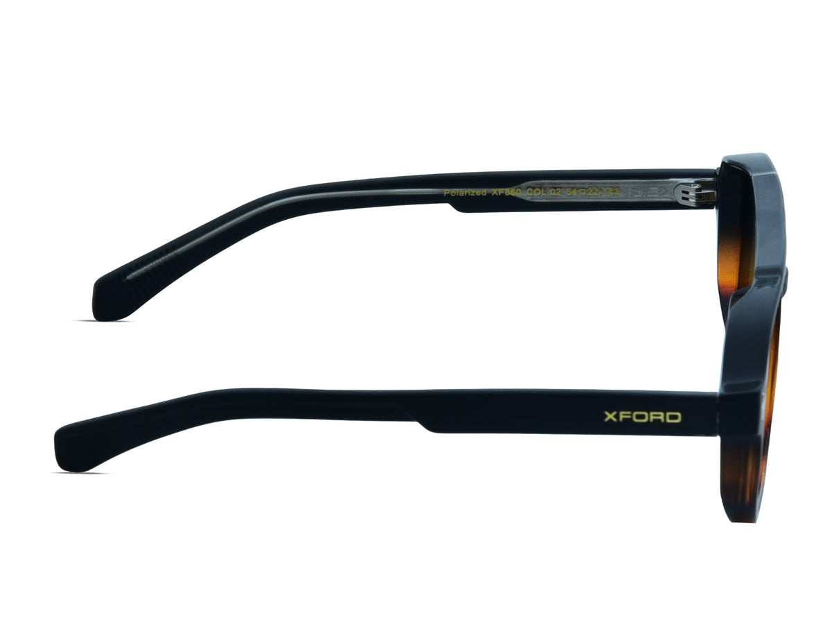 Matte Black with Gradient Tortoiseshell Bottom	