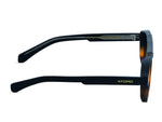 Matte Black with Gradient Tortoiseshell Bottom	