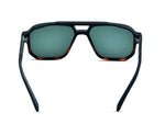Matte Black with Gradient Tortoiseshell Bottom	