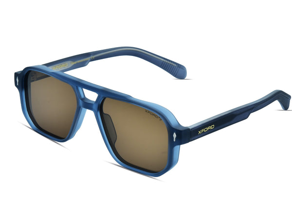 XFORD XFSG-860 Geometric Aviator Sunglasses MEN