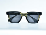 Matte Black with Gradient Olive Green	