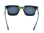 Matte Black with Gradient Olive Green	