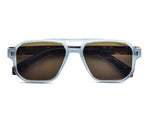 Frosted Clear with Glossy Tortoiseshell	