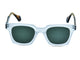 Matte Crystal with Glossy Tortoiseshell Temples	