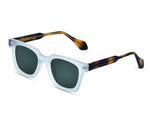Matte Crystal with Glossy Tortoiseshell Temples	