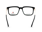 Matte Black with Gold Metal Temples