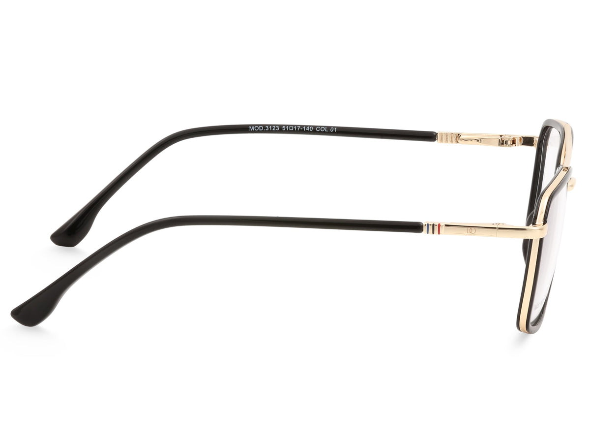 Black & Gold with Double Bridge