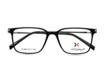 Matte Black with Silver Metal Temples