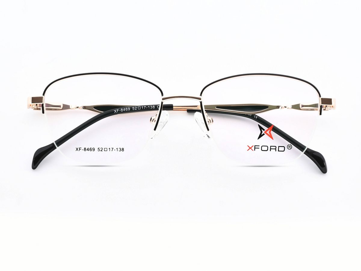 Rose Gold with Black Temples