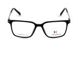 Matte Black with Silver Metal Temples