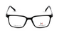 Matte Black with Silver Metal Temples