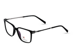 Matte Black with Silver Metal Temples